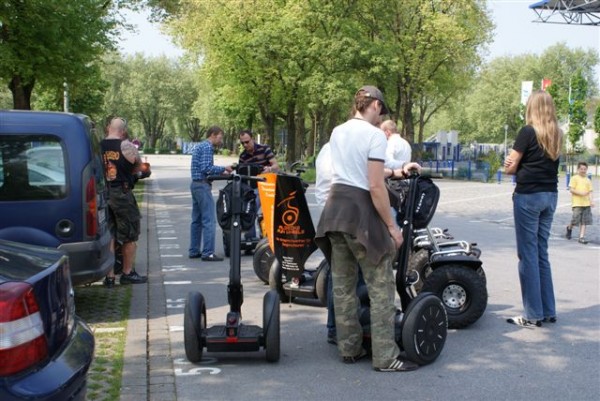 Treffpunkt vor dem Wedau Stadion in Duisburg