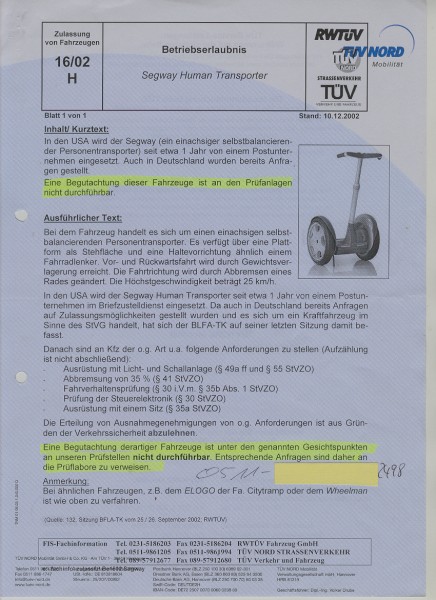 Info vom TÜV