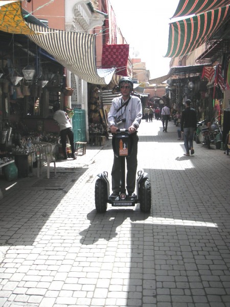 ... man wollte oft den Segway gegen ein Mofa tauschen