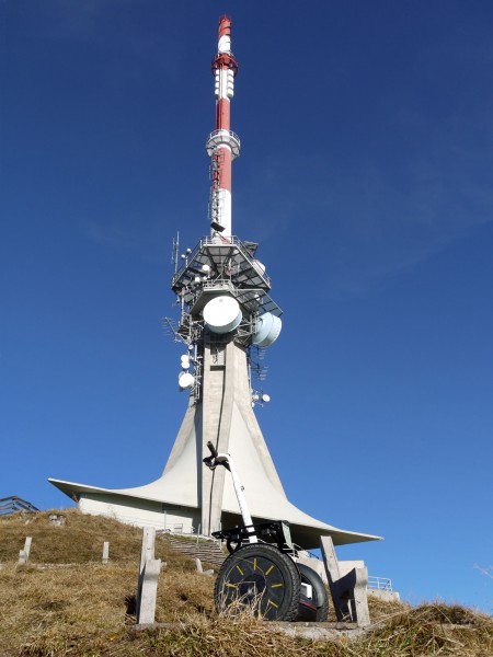 An einem wunderbaren Novembertag auf dem Gipfel des Kitzbühler Horns